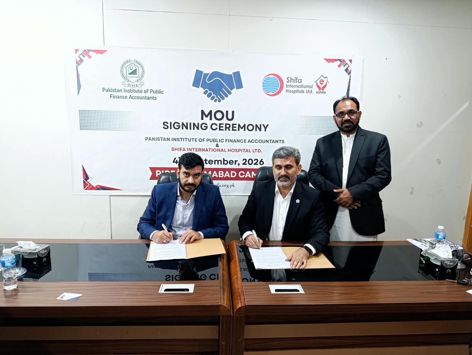 MOU Signing Ceremony PIPFA with Shifa International Hospitals